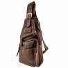 Hunters Crossbodytas Unisex - Donker Bruin Buffelleer - Schoudertas