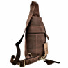 Hunters Crossbodytas Unisex - Donker Bruin Buffelleer - Schoudertas