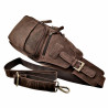 Hunters Crossbodytas Unisex - Donker Bruin Buffelleer - Schoudertas