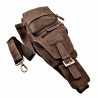 Hunters Crossbodytas Unisex - Donker Bruin Buffelleer - Schoudertas