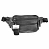 Heuptasje Unisex - Zwart Rundleer - Buideltas - Informal Crossbodytas