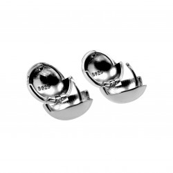 13mm Oorbellen Dames Gerhodineerd S925 Sterling Zilver Bol Oorringen