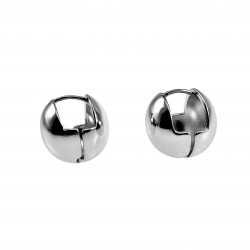 13mm Oorbellen Dames Gerhodineerd S925 Sterling Zilver Bol Oorringen