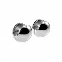 13mm Oorbellen Dames Gerhodineerd S925 Sterling Zilver Bol Oorringen