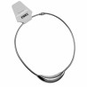 40cm Choker - Gepolijst RVS - Slangenketting met Gebogen Buishanger