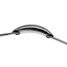 40cm Choker - Gepolijst RVS - Slangenketting met Gebogen Buishanger
