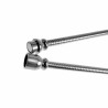 40cm Choker - Gepolijst RVS - Slangenketting met Gebogen Buishanger