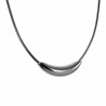 40cm Choker - Gepolijst RVS - Slangenketting met Gebogen Buishanger
