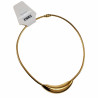 40cm Choker - Verguld RVS - Slangenketting met Gebogen Buishanger