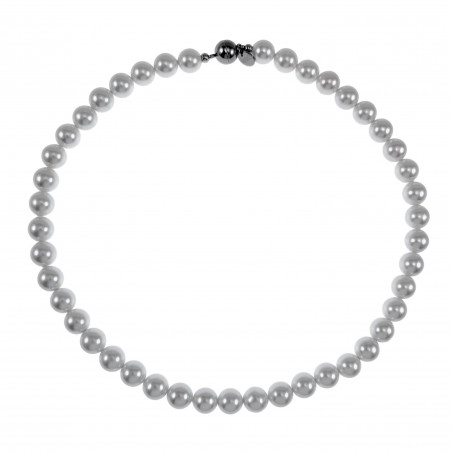 47cm x 10mm - Gebroken Witte Natuurlijke Schelp Parelsketting Dames