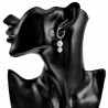 ∅19mm Oorbellen Dames - RVS - Oorringen met Schelpparels Hanger