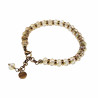 19cm tot 22cm Armband Dames - Verstelbaar - Verguld RVS - Armband met Oostenrijkse Kristallen Kralen