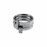 Set van Vier Ringen Dames - Gepolijst RVS - Ringen met Strass