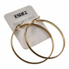 ∅50mm x 3mm Oorringen Dames - Verguld RVS - Oorbellen