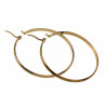 ∅50mm x 3mm Oorringen Dames - Verguld RVS - Oorbellen