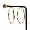 ∅50mm x 3mm Oorringen Dames - Verguld RVS - Oorbellen