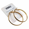 ∅40mm x 3mm Oorringen Dames - Verguld RVS - Oorbellen