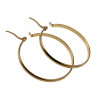 ∅40mm x 3mm Oorringen Dames - Verguld RVS - Oorbellen