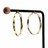 ∅40mm x 3mm Oorringen Dames - Verguld RVS - Oorbellen