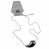 45cm Ketting Dames RVS Slangenketting met Druppelvormige Hanger