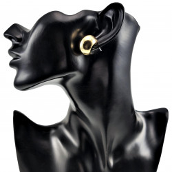 Druppelvormige Oorringen - Goudkleurig RVS - Grote Drop Earrings