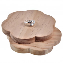 Drop Ring Dames - One-Size 18 tot 19 - Gepolijst RVS Verstelbare Ring
