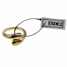 Drop Ring Dames One-Size - Gepolijst Goudkleurig RVS Verstelbare Ring