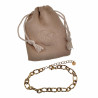 Armband Dames - RVS Gold Plated - Ovale Schakelarmband - Verstelbaar