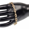 Armband Dames - RVS Gold Plated - Ovale Schakelarmband - Verstelbaar