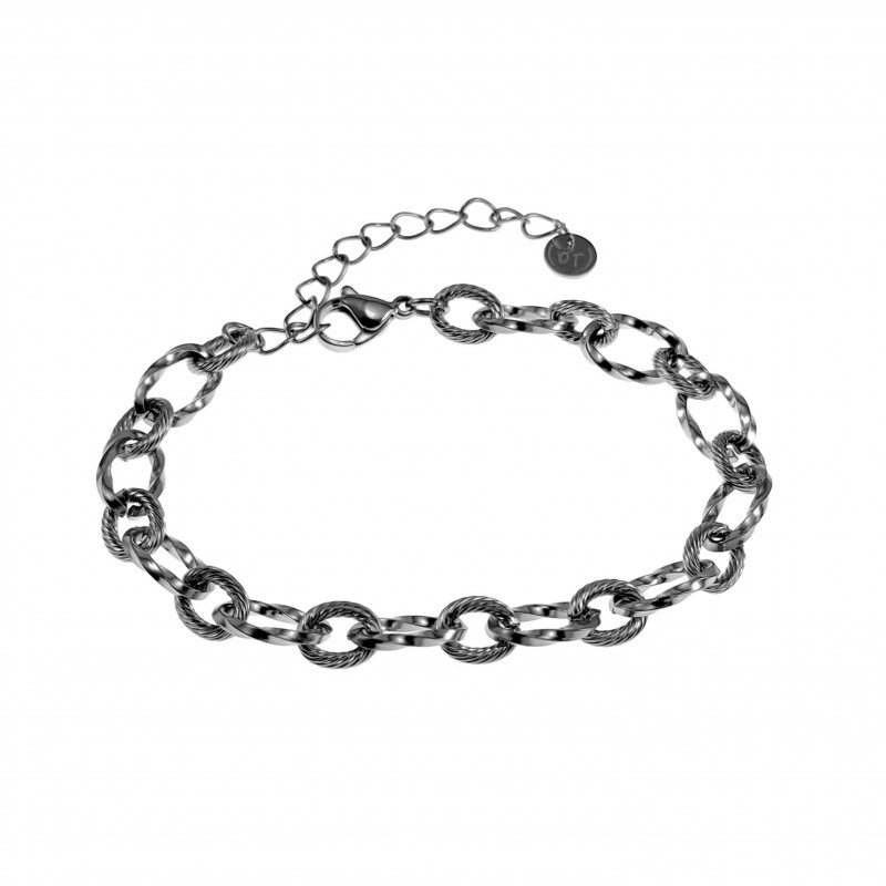 Armband Dames - RVS Plated - Ovale Schakelarmband - Verstelbaar Armband Dames - RVS Plated - Ovale Schakelarmband - Verstelbaar