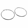 ∅60mm x 3mm Oorringen Dames - Gepolijst RVS - Oorbellen