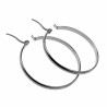 ∅40mm x 3mm Oorringen Dames - Gepolijst RVS - Oorbellen