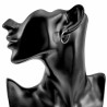 ∅20mm x 3mm Oorringen Dames - Gepolijst RVS - Oorbellen