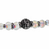 16cm tot 20cm Armband Dames - Zilverkleurige RVS - Armband met Schitterende Oostenrijkse Kristallen - Verstelbaar