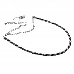 Dames - Bicolor - Metalen - Verstelbaar tot 121 cm Ronde Gedraaid Riem