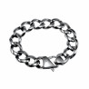 20cm - 16mm Armband Heren - Gepolijst RVS - Zilverkleur - Cubaanse Schakelarmband