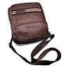 Heren Tas - Schoudertas - Bruin Kunstleer - Tasje - Crossbodytas