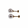 8mm Oorstekers - Kunstmatige Parel Oorbellen Dames - Goudkleurige RVS