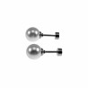 8mm Oorstekers - Kunstmatige Parel Oorbellen Dames - Zilverkleurige RVS