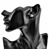 8mm Oorstekers - Kunstmatige Parel Oorbellen Dames - Zilverkleurige RVS