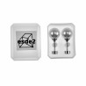 8mm Oorstekers - Kunstmatige Parel Oorbellen Dames - Zilverkleurige RVS