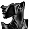 6mm Oorstekers - Kunstmatige Parel Oorbellen Dames - Zilverkleurige RVS