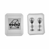 6mm Oorstekers - Kunstmatige Parel Oorbellen Dames - Zilverkleurige RVS