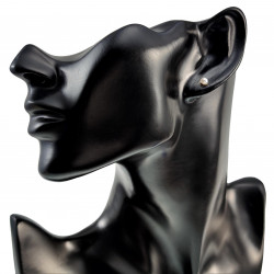 4mm Oorstekers - Parel Oorbellen - Kunstmatige - Goudkleurige RVS - Oorstekers met Draaisluiting - Oorbellen Dames
