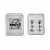 4mm Oorstekers - Kunstmatige Parel Oorbellen Dames - Zilverkleurige RVS