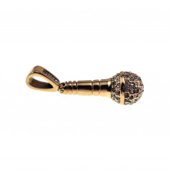 60cm x 3mm Jasseron ketting + Olifant Hanger Unisex - Verguld RVS