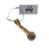 60cm x 3mm Jasseron ketting + Olifant Hanger Unisex - Verguld RVS