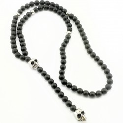 Matte Onyx Kralen Ketting...