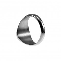 Zegelring Unisex - Gepolijst RVS - Stalen Ring met Kruis - Dames - Heren