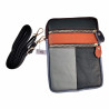 Schoudertas Dames - Multicolor Echt Leer - Telefoontas - Crossbodytas - Compacte Telefoons Tas